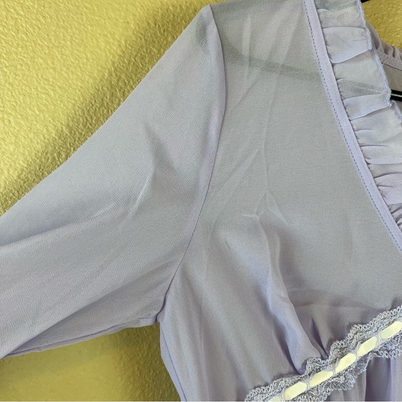 dolls kill sugar thrillz real divinity mini dress light purple - Picture 10 of 15